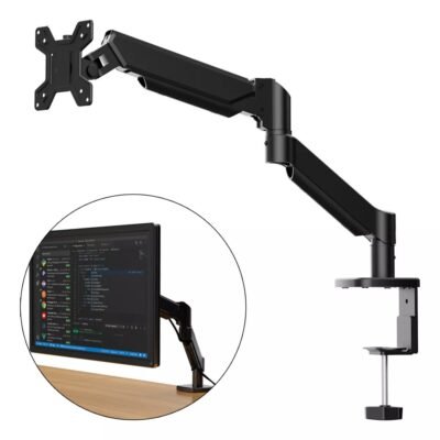 Suporte ajustável WLK AUTOMOTIVE WKMSP1 com braço articulado para monitor de até 32 polegadas preto