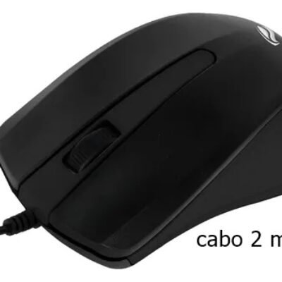 Mouse Usb Preto Com Fio Ms-26bk C3tech com Fio 2metros